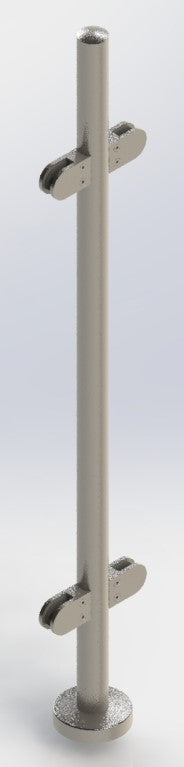 Baluster Posts - Mirror finish - 42.4mm diameter - GRADE 304 - Balustrade Components UK Ltd