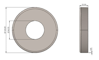Round Baluster Post Cover Plates - Balustrade Components UK Ltd