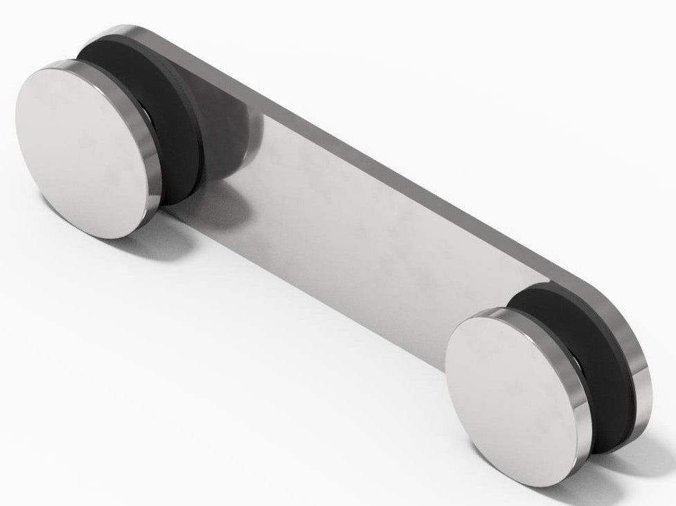 Glass-to-Glass Connector - Straight - Balustrade Components UK Ltd