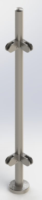 Baluster Posts - Brushed finish - 42.4mm diameter - GRADE 316