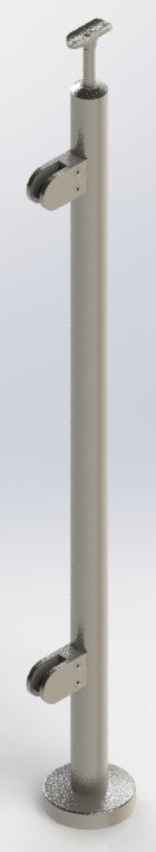 Baluster Posts - Brushed finish - 42.4mm diameter - GRADE 304