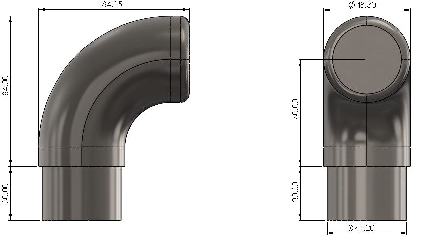 Scroll End for Round Tube - Balustrade Components UK Ltd